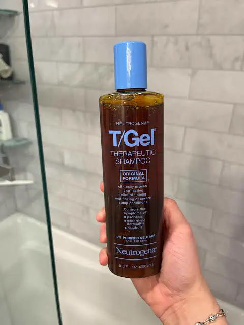 T/Gel bottle held inside a shower